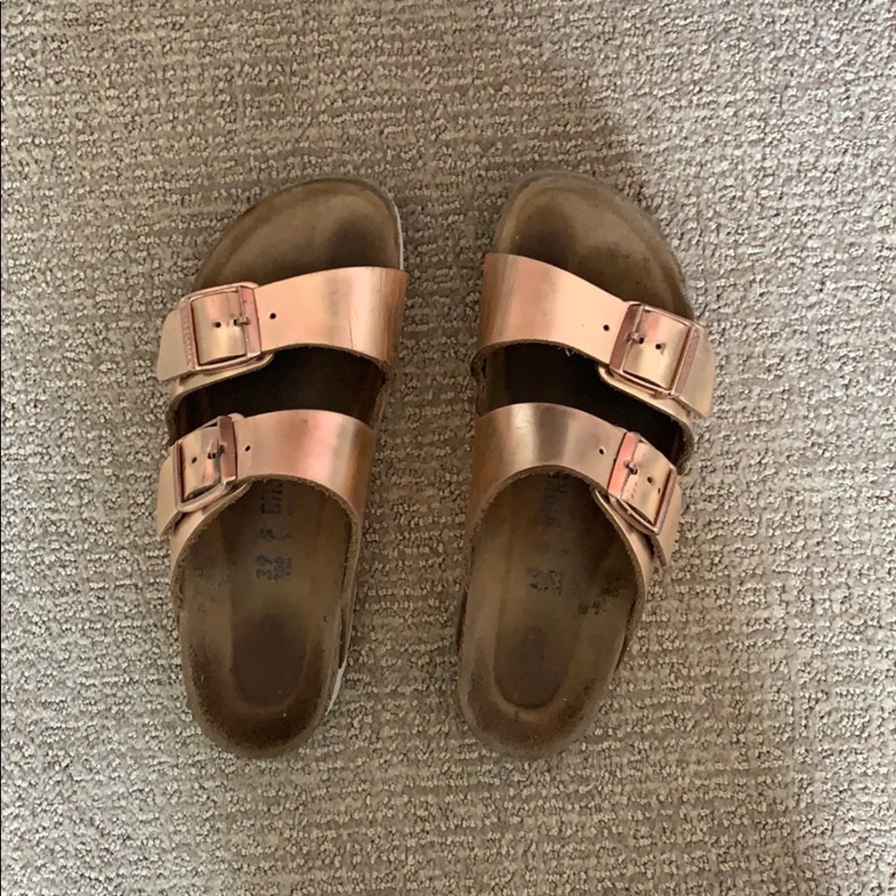 Rose Gold Birkenstock’s